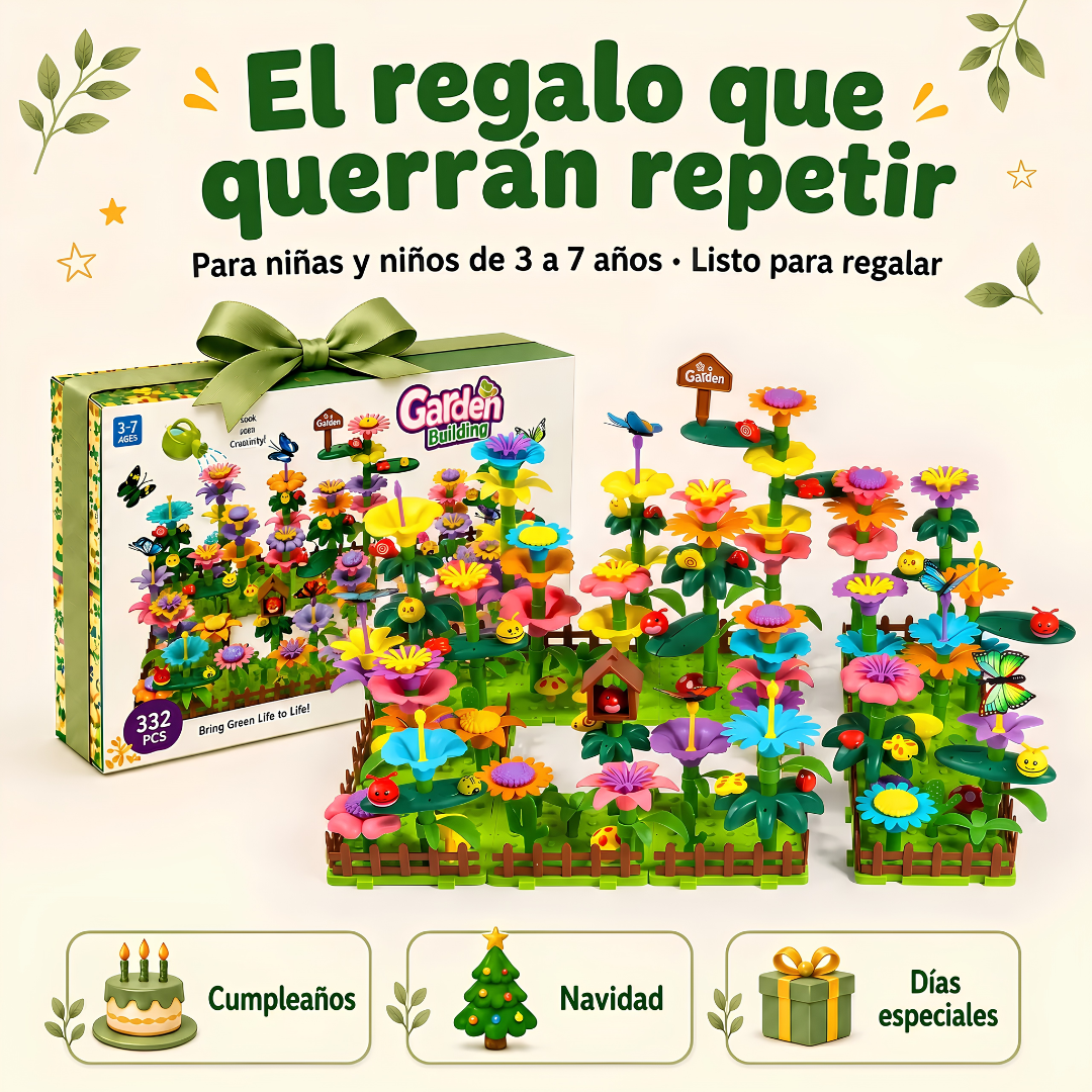 Jardín Creativo - Set de 332 piezas