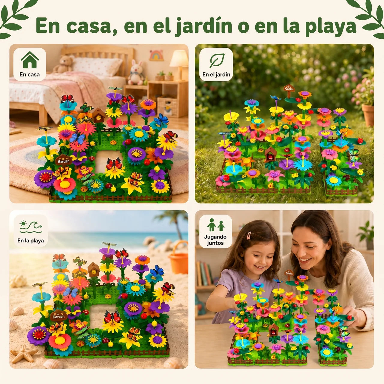 Jardín Creativo - Set de 332 piezas